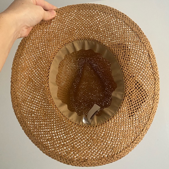 Loft polka dot bow straw fedora size: s/m - Picture 5 of 8